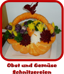 Obst und Gemse Schnitzereien